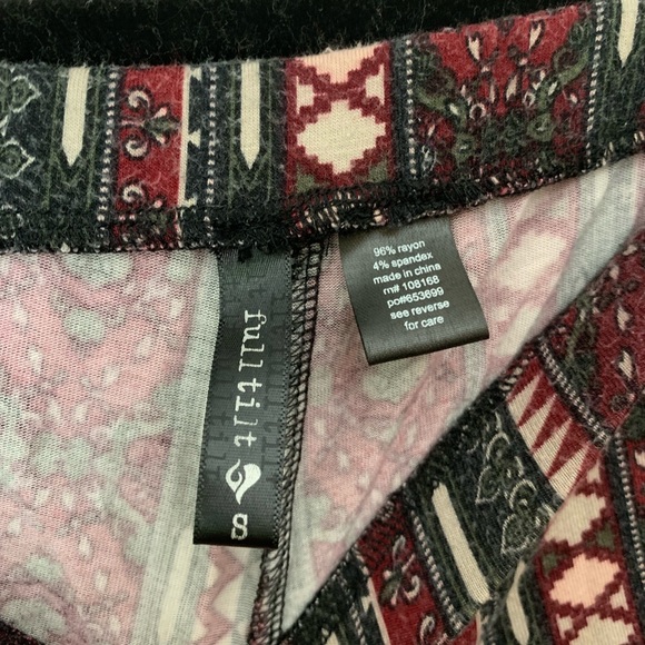 Patterned Flare Pants - Picture 2 of 3